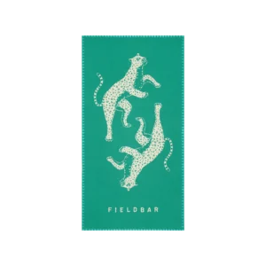 PACK_SHOT_TOWEL_Lucy_the_Leopard_PG_SW_WEB_06.webp The Seabed Beach & Bath Towel / Parisian Green